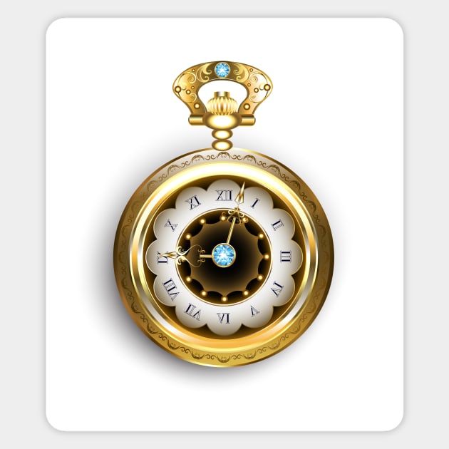 Steampunk pocket watch Sticker by Blackmoon9